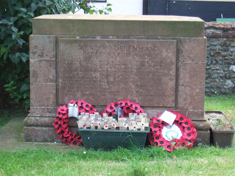 Debenham War Memorial WW1