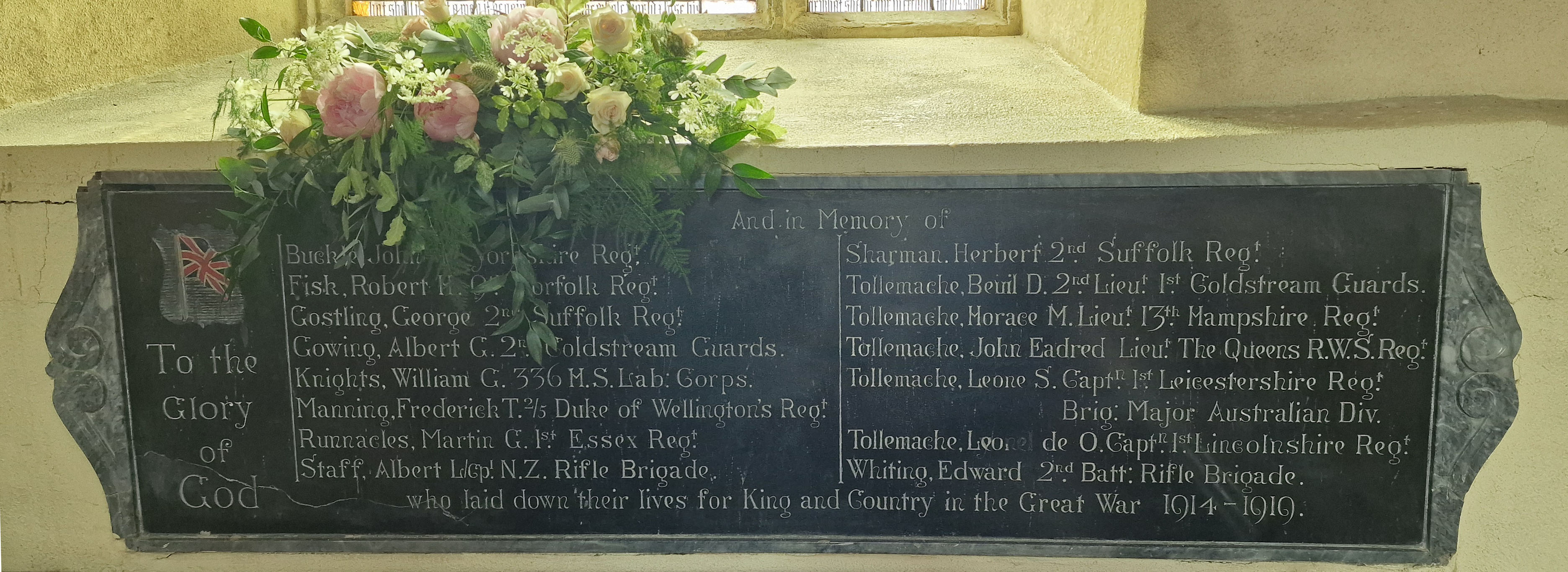 Helmingham War Memorial WW1
