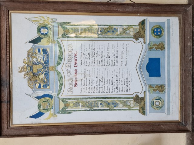 Stonham Parva Roll Of Honour